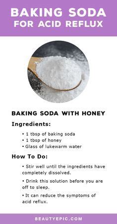 Baking Soda For Acid Reflux: How To Use? | Stop acid reflux, Natural ...