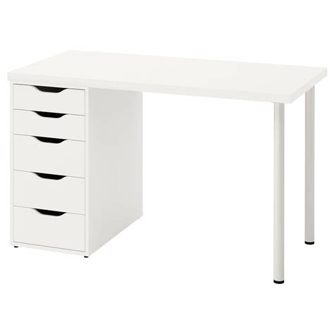 LAGKAPTEN / ALEX desk, white, 120x60 cm - IKEA