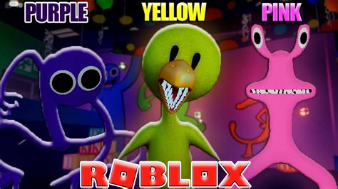 DESBLOQUEO PERSONAJES SECRETOS de RAINBOW FRIENDS CHAPTER 2 en ROBLOX "YELOW / PINK " 🐸 SIMBA ...