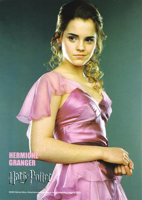 the visual influence: hermione's yule ball dress