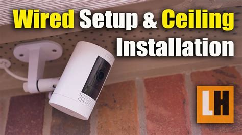 Ring Stick Up Cam Wiring and Ceiling Install - Best Setup For Reliable Performance - YouTube