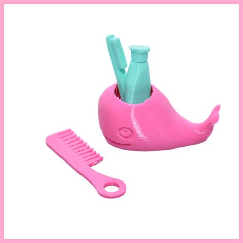 Toothbrush Holder, toothpaste & Toothbrush - Dory's Dollhouse