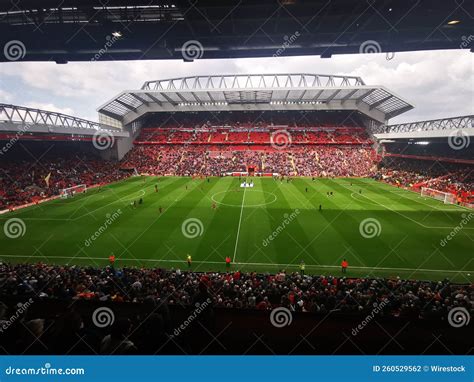 Anfield Stadium with the Crowd Watching a Game Editorial Photography - Image of court, contest ...