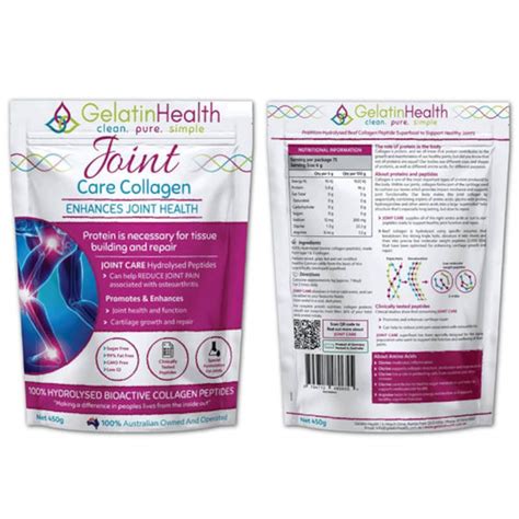 Gelatin Health Joint Care Collagen 225g