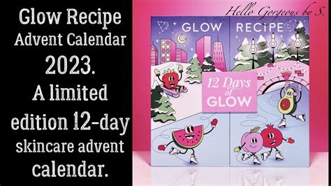 24 Days Glow Recipe Advent Calendar For Adults - Alla Lucita