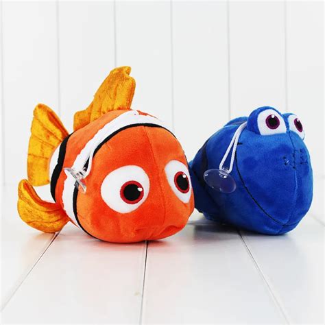 2 style cartoon Finding Nemo 2 Finding Dory Plush stuffed Soft doll with sucker Toys for kids ...