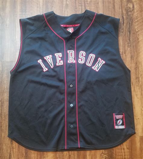 Allen Iverson Jersey By Reebok Authentic Apparel Edition | Etsy