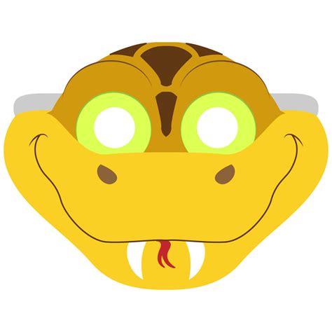 Snake Mask Template | Free Printable Papercraft Templates