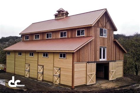 Custom Monitor Barn In Sutherlin, Oregon - DC Building | Monitor barn, Barn style house, Barn ...