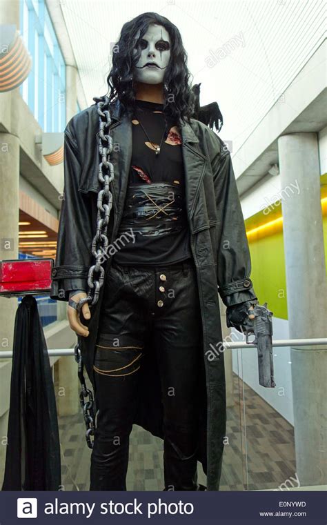 The costume from the movie The Crow on a mannequin Stock Photo, Royalty Free Image: 69324345 - Alamy