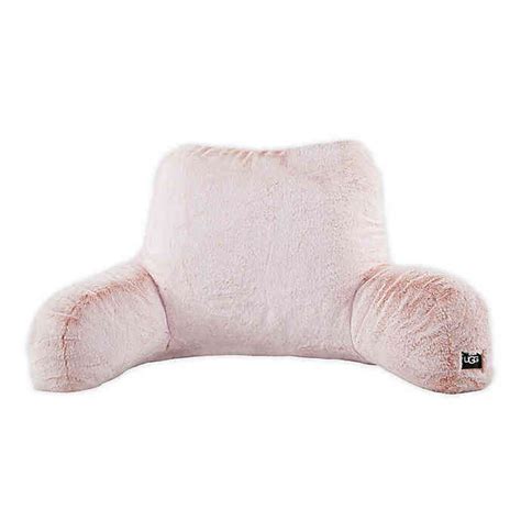 UGG®Dawson Tipped Faux Fur Backrest Pillow | Bed Bath & Beyond Husband Pillow, Boyfriend Pillow ...