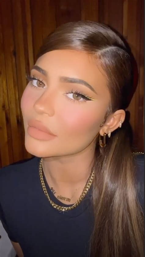 Kylie Jenner Debuts Neon Yellow Winged Eyeliner — See the Photos | Allure