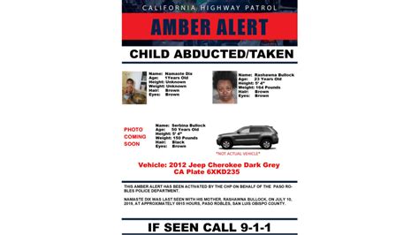 CHP deactivates Amber Alert after 1-year-old boy found and suspects ...