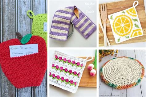 18 Free Crochet Potholder Patterns (Extra Thick!)