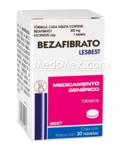 Bezalip Generic 200 mg 30 Tabs - Starting with B - medsmex