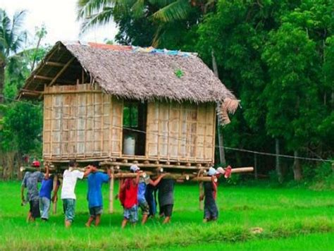 Ancient Bayanihan Tradition Of The Filipino People: Villagers Move Your ...