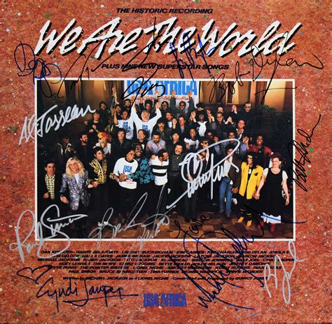 We Are The WorldUSA For Africa1985 – Autographcentral