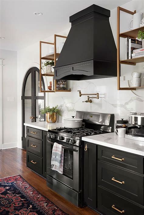 Black Kitchen Inspiration - FHL Design | Rockwall, Texas Interior Design