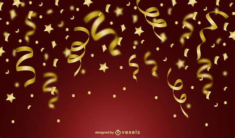 Confetti Celebration Background Design Vector Download