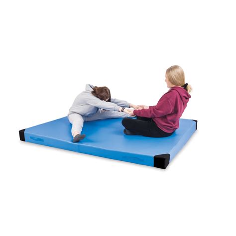 Safety Gym Mat with Handles - 4inch - Blue