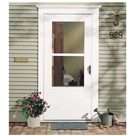 Larson 36" White Bismarck Storm Door at Lowes.com