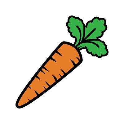 Carrot Cartoon Vector Art, Icons, and Graphics for Free Download