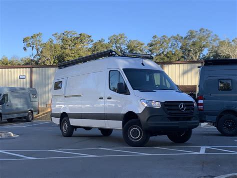 Mercedes Sprinter Adjustable Roof Rack by FreedomVanGo | Roof rack ...