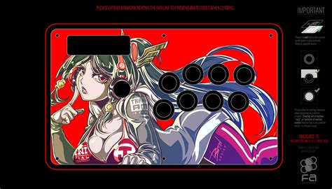 ArtStation - Custom Arcade Stick Art For InitialJ