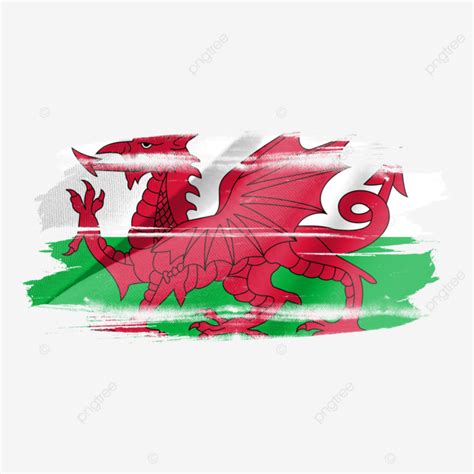 Wales Watercolor Flag New, Wales, Flag, Worldcup PNG Transparent ...