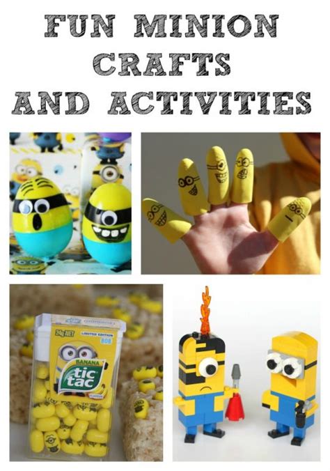 FUN Minion Crafts & Activities! Perfect for any Minion fans!! - Paging ...