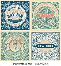 4,055 Gin label design Images, Stock Photos & Vectors | Shutterstock