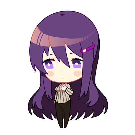 HD Casual Yuri Chibi Sprite. : r/DDLC