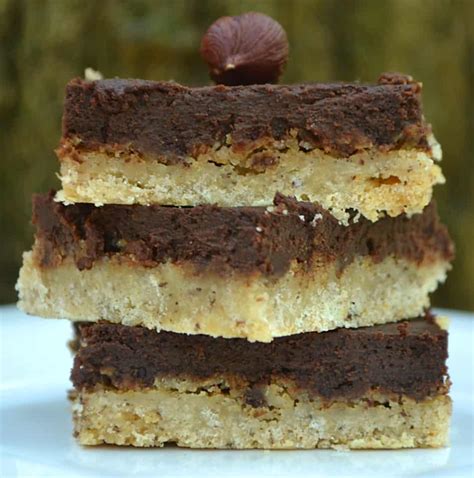 Chocolate Hazelnut Bars - Crafty Cooking Mama