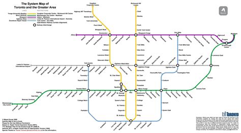 Ttc subway expansion map - Ttc subway map extension (Canada)