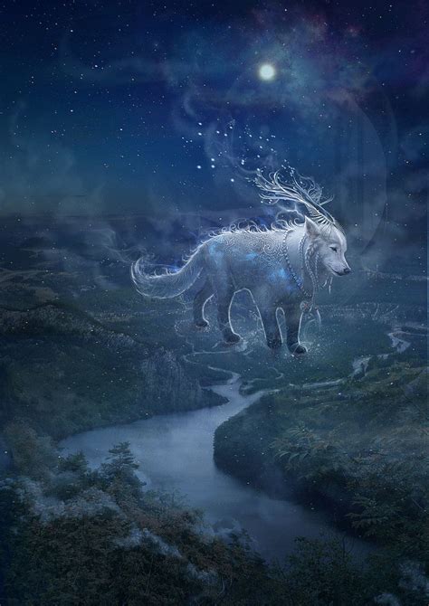 I'm the God ) by Vasylina on deviantART | Fantasy portraits, Wolf spirit animal, Mythical creatures