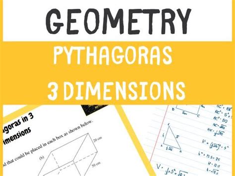 Pythagoras in 3D | Teaching Resources