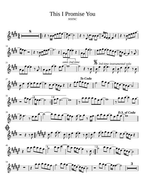 This I Promise You Sheet music for Piano (Solo) | Musescore.com