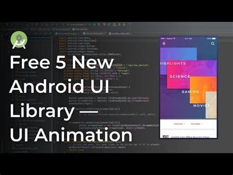 Free 5 new android library ui animation android development tutorial – Artofit