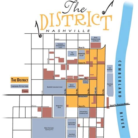 Printable Map Of Downtown Nashville Bars