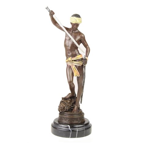 David Goliath Sculpture - Art Figurine