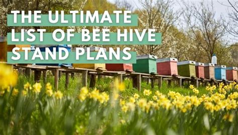 These 29 Bee Hive Stand Plans Are Bee-ginner Friendly And Affordable To Make. Find Out Which One ...