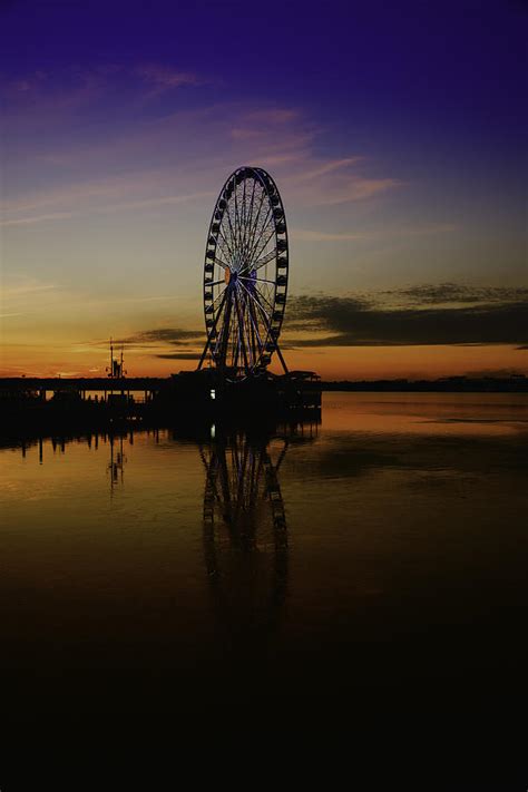 National Harbor Ferris Wheel Photograph by Richard Davis - Fine Art America