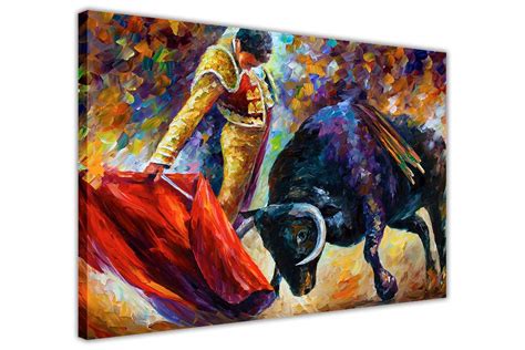 Matador And Bull Oil Painting at PaintingValley.com | Explore ...