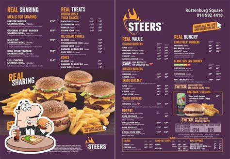 Steers restaurant, Rustenburg, Rustenburg Square - Restaurant menu and reviews