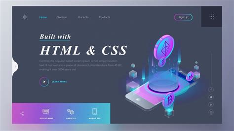 Website Design Ideas Html Css - In this world of internet era, almost ...