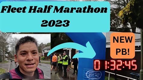 FLEET HALF MARATHON 2023 - Running Half Marathon with GoPro! - YouTube