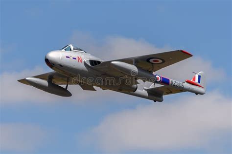 Vampire Historic Fighter Aircraft Editorial Stock Photo - Image of flight, aviator: 122268973