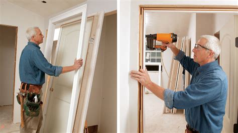 How To Fix A Door Frame To The Wall