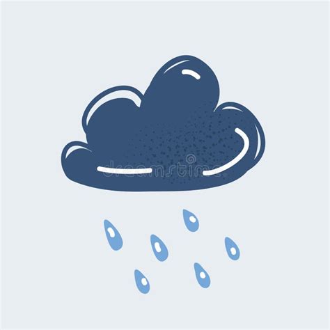 Vector Illustration of Weather Cloud. Stock Vector - Illustration of weather, overcast: 225357671