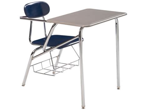 Combo Student Chair Desk - Hard Plastic, Support Brace 18"H, Student Chair Desks